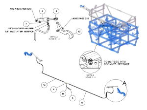 H730438 - Twin Fold Boom Lock Hydraulics