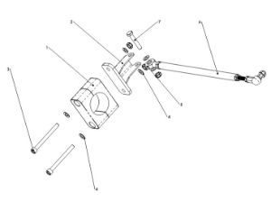 A79338 IND TILT POTENTIOMETER BRKT ASSY