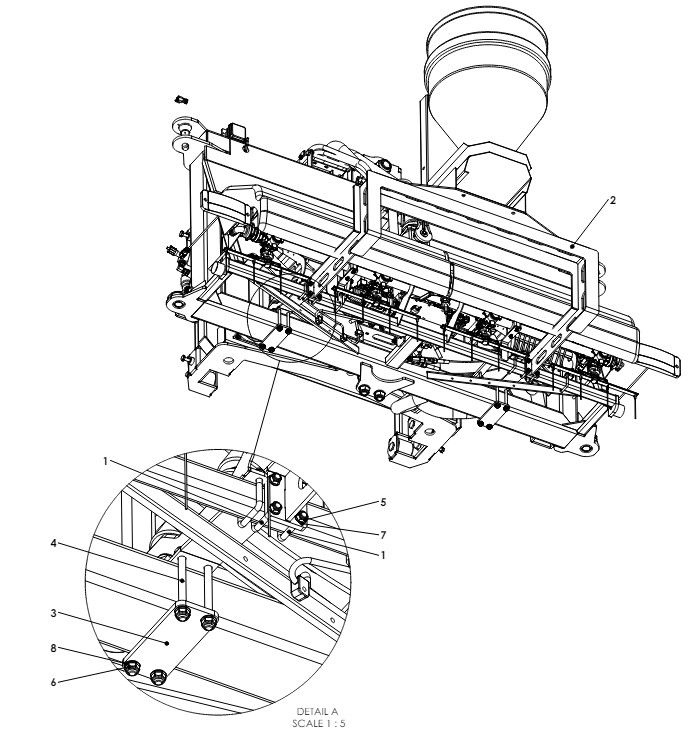 A41101 STOCKS FAN JET PRO ON BOOM CENTRE FRAME ASSEMBLY#