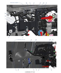 A95055-R02 - Hose Layout - Manual Plumbing