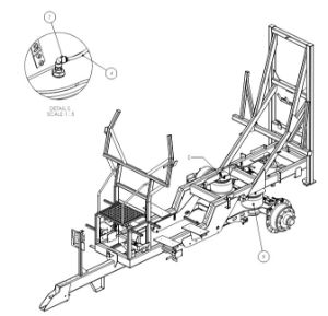 A87250 (c) Guardian Pneumatic System Layout - Hydraulic Braking 