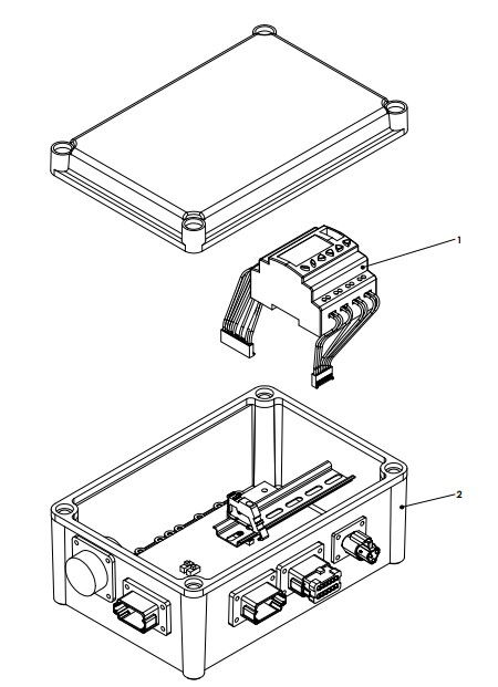 A41331 JUNCTION BOX WITH CROUZET CD12 ASSEMBLY