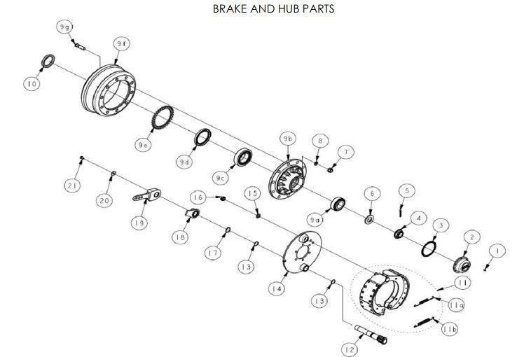 013571 GKN AXLE 10 STUD V113C6M018S2R9 1