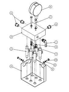 A83006 PRESSURE MANIFOLD ASSY