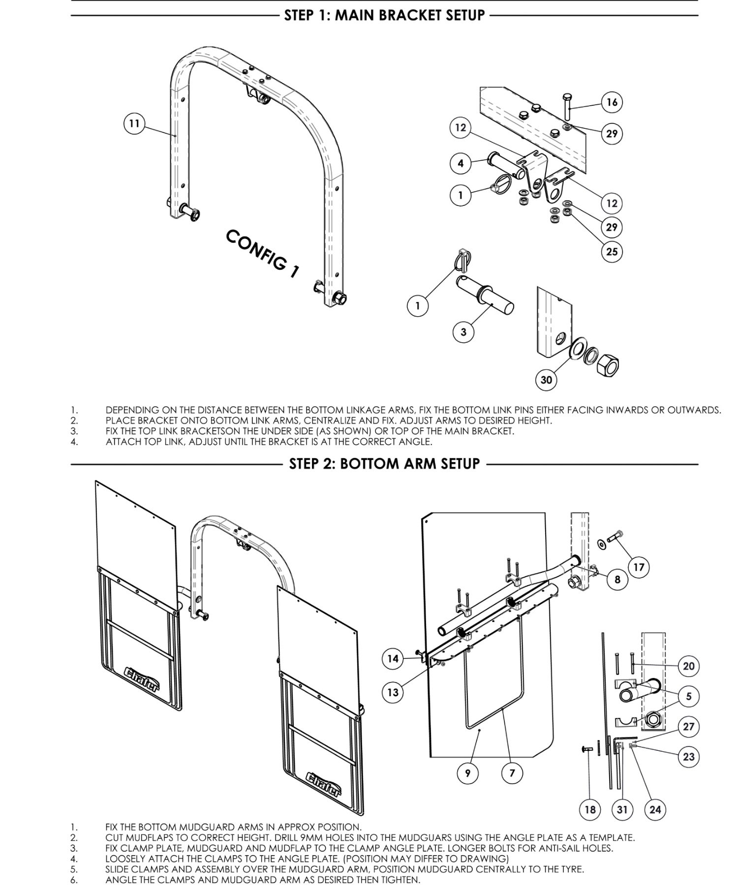 Pages from Parts Manual - Universal Tractor Mudguards - A96261-R02-2