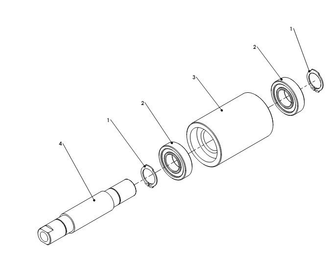 A79039 TILT ROLLER ASSEMBLY