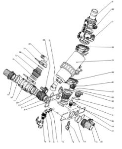 CENTER MANIFOLD ASSY 2 FEEDS