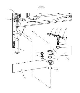 A79143 G-SERIES BACK FRAME TO INNER FRAME ASSY - PROPORTIONAL HYDRAULICS 5