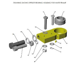 A79056-R02 2ND FOLD BRG ASSY RHS