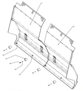 Centre Frame Cover Assembly