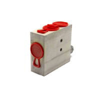 SINGLE OVERCENTRE VALVE IN THREADED MANIFOLD SET 80 BAR