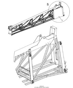 A41274 (B) - F SERIES INNER FRAME MUD COVER ASSEMBLY