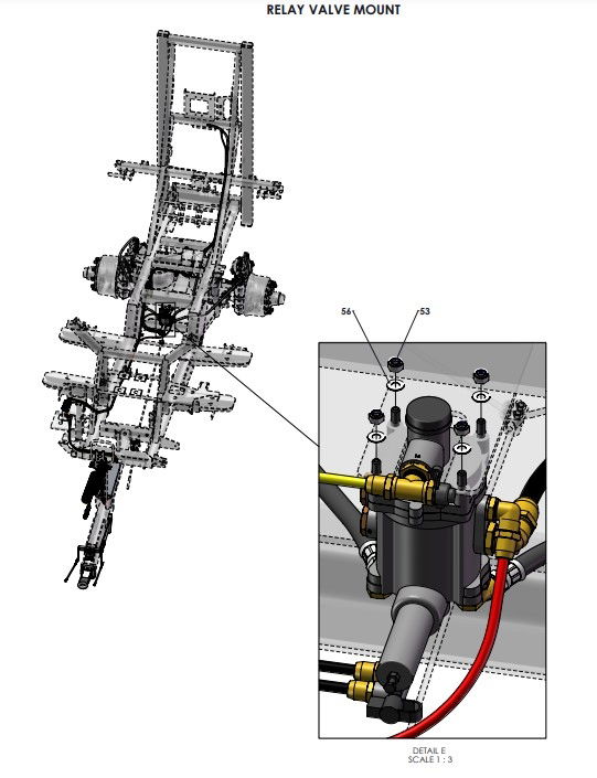 A96353-R01 (e) Pneumatics Assembly - No Air Purge Or Tyre Inflation