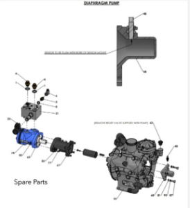 A96345-R01 (a) Piston Diaphragm Pump Assembly