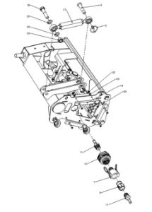 A79176 0.5M OUTER FRAME FOLD BACK SECTION ASSEMBLY 2