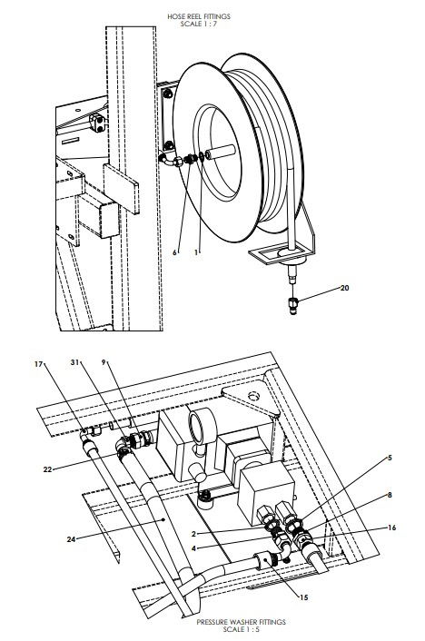 A95083 (e) Pressure Washer Assembly