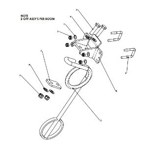 A79336 BOOM SKID MTG. ASSY G SERIES 30M