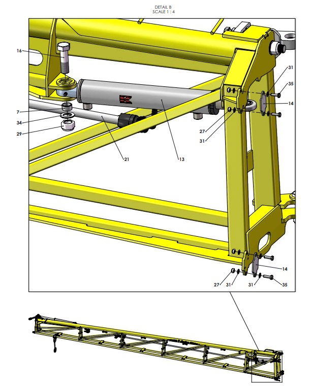 A41341 (b) - F Series Mid Frame Assembly