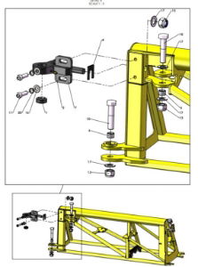 A41345 (a) F-SERIES 1M OUTER FRAME ASSEMBLY