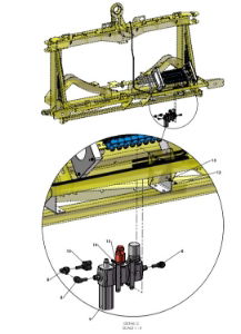 A41325 (c) AIR SECTION VALVES ASSEMBLY