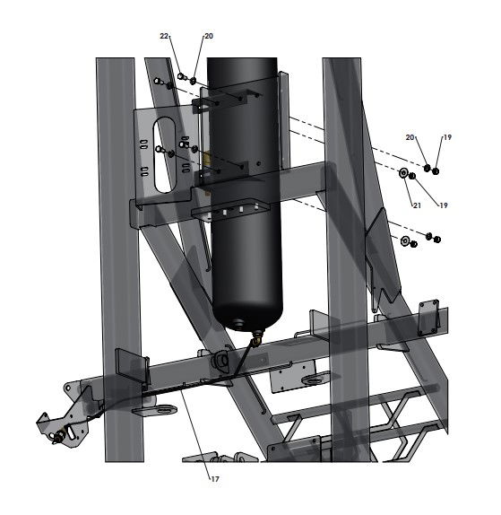 A96349 (c) Primary Air Tank Assembly - Air Purge/CTI/ASO