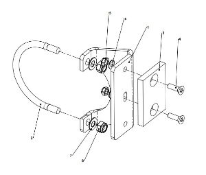 A41265 BOOM FRAME STOP BRACKET