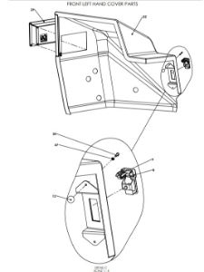 A96161 FRONT COVERS ASSY - ELECTRIC VALVE CONTROL 1 