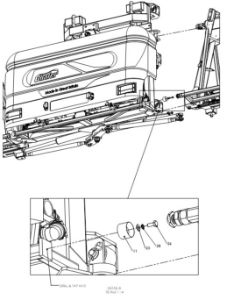 A79143 G-SERIES BACK FRAME TO INNER FRAME ASSY - PROPORTIONAL HYDRAULICS 2