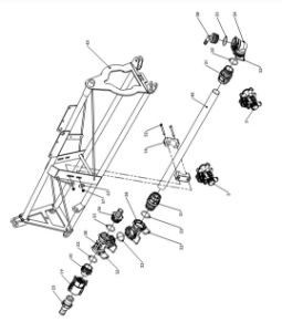 A41113 F-SERIES 2M FOLD OVER TIP ASSEMBLY 1