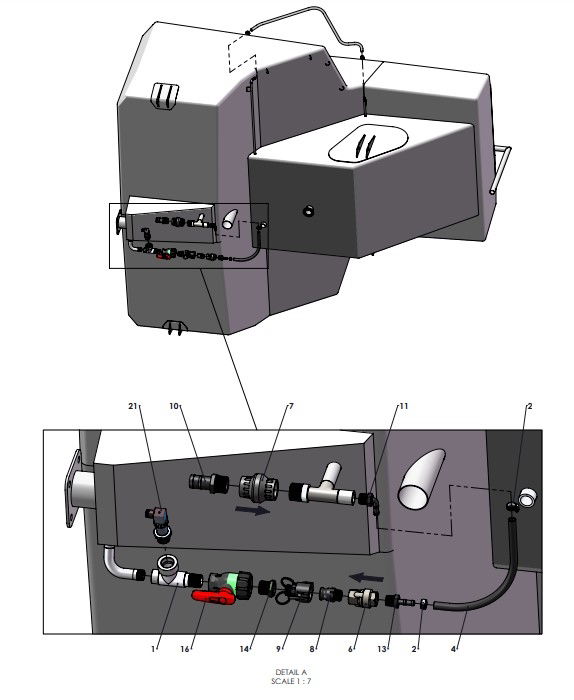 A97063 (b) Tank Assembly - Common Parts