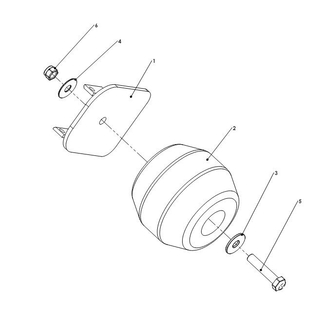 A41005 YAW BUFFER ASSEMBLY