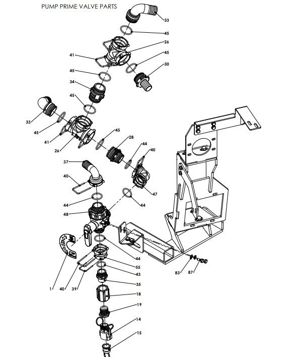 A96135-R02 (d) Manual Valve Assembly - 3" QRC