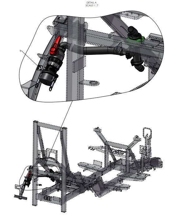 A96281-R02 (b) Tank Discharge Assembly - 2"