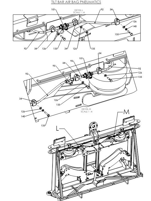 A79034 G-SERIES CENTRE FRAME ASSEMBLY-NON PROPORTIONAL HYDRAULICS 5