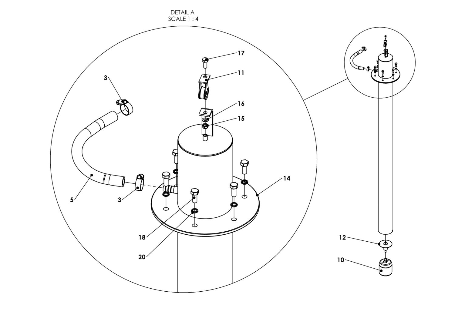 A96106 - Sight Guage Assy - 4000L Sentry 2, F-Series Boom