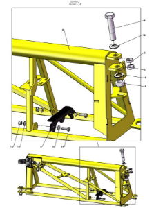 A41345 (b) F-SERIES 1M OUTER FRAME ASSEMBLY