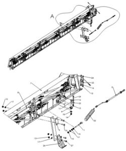 A41090 4M OUTER SECTION TRI FOLD ASSY 1