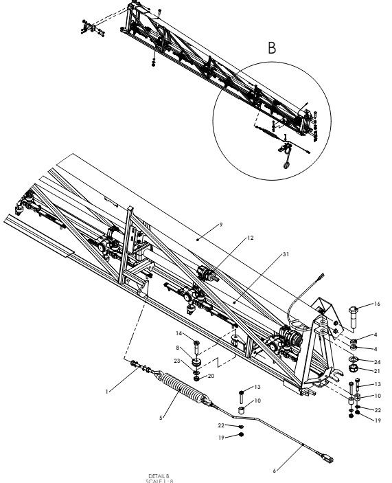 A41089-R04 (b) 4M OUTER SECTION ASSEMBLY TWIN FOLD