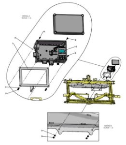 A41330 CENTRE FRAME CROUZET CD12 JUNCTION BOX ASSEMBLY