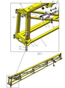 A41343 (a) F-SERIES 4M OUTER FRAME ASSEMBLY