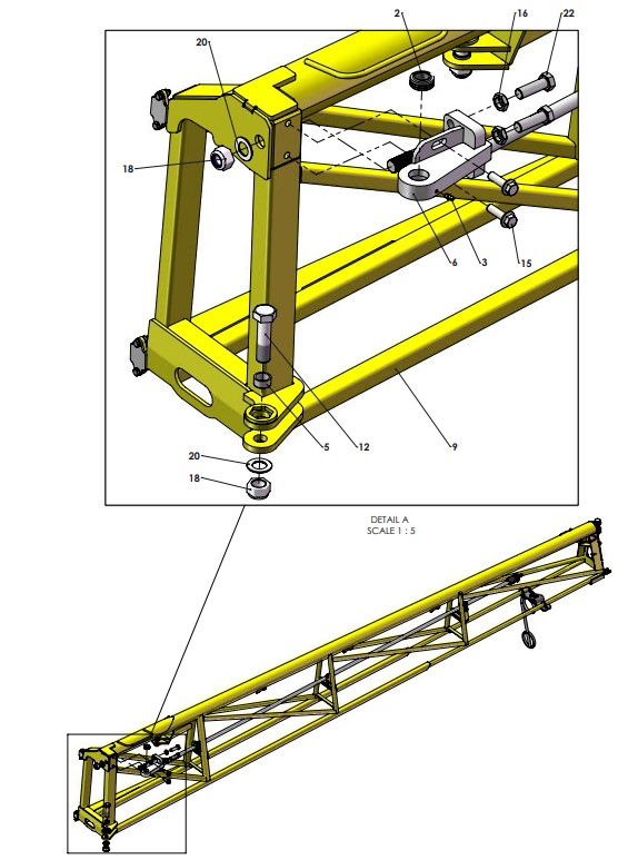 A41343 (a) F-SERIES 4M OUTER FRAME ASSEMBLY