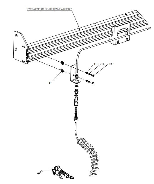 A79144 R01 BLOCKED JET BLOW GUN ASSEMBLY 2 